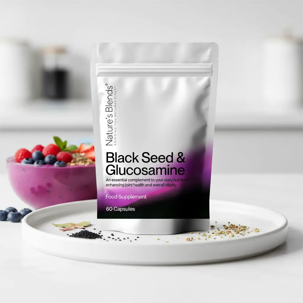 Fresh Healthy Lifestyle Style
Black Seed Oil & Natural Glucosamine Capsules, 1 Pack